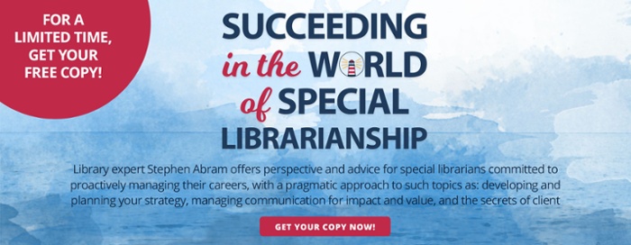 Get you free copy of Succeeding in the World of Special Librarianship